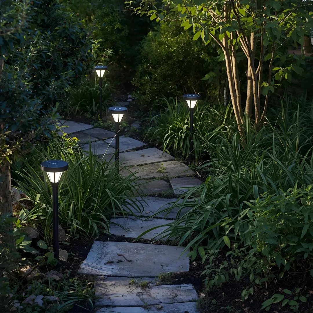 Solar path lights for gardens by Thefrynnzor